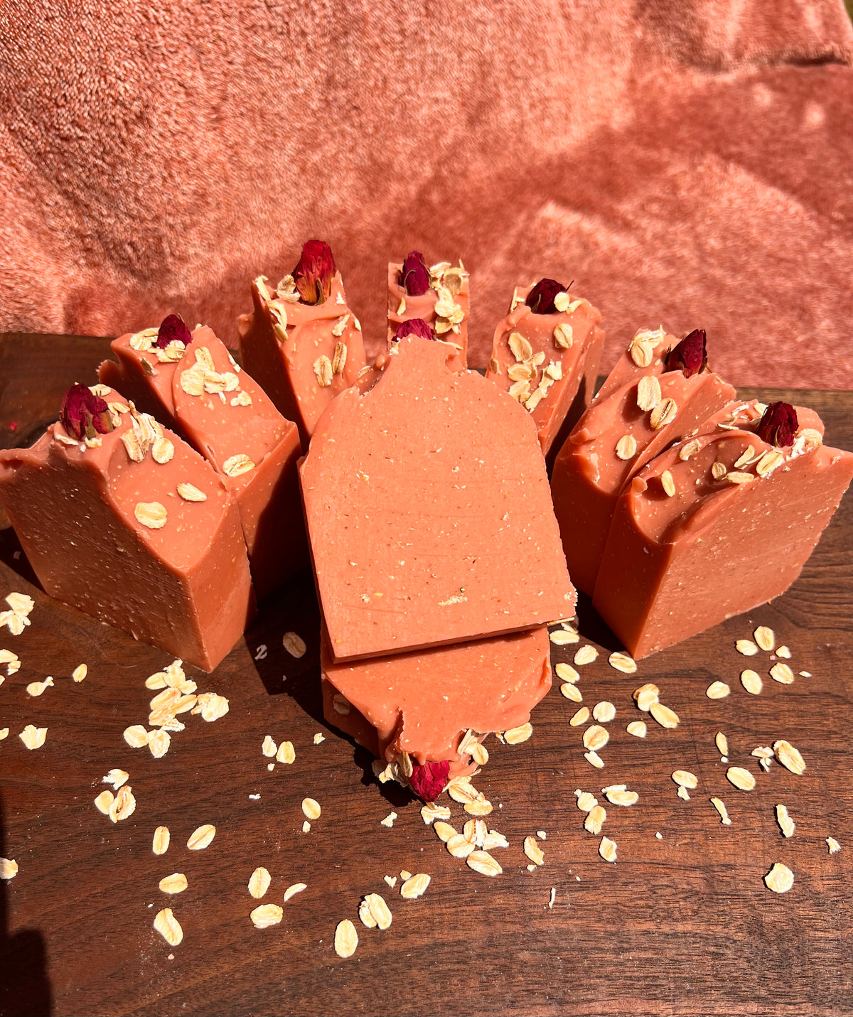 Mom’s Rose Goats Milk Soap Bar