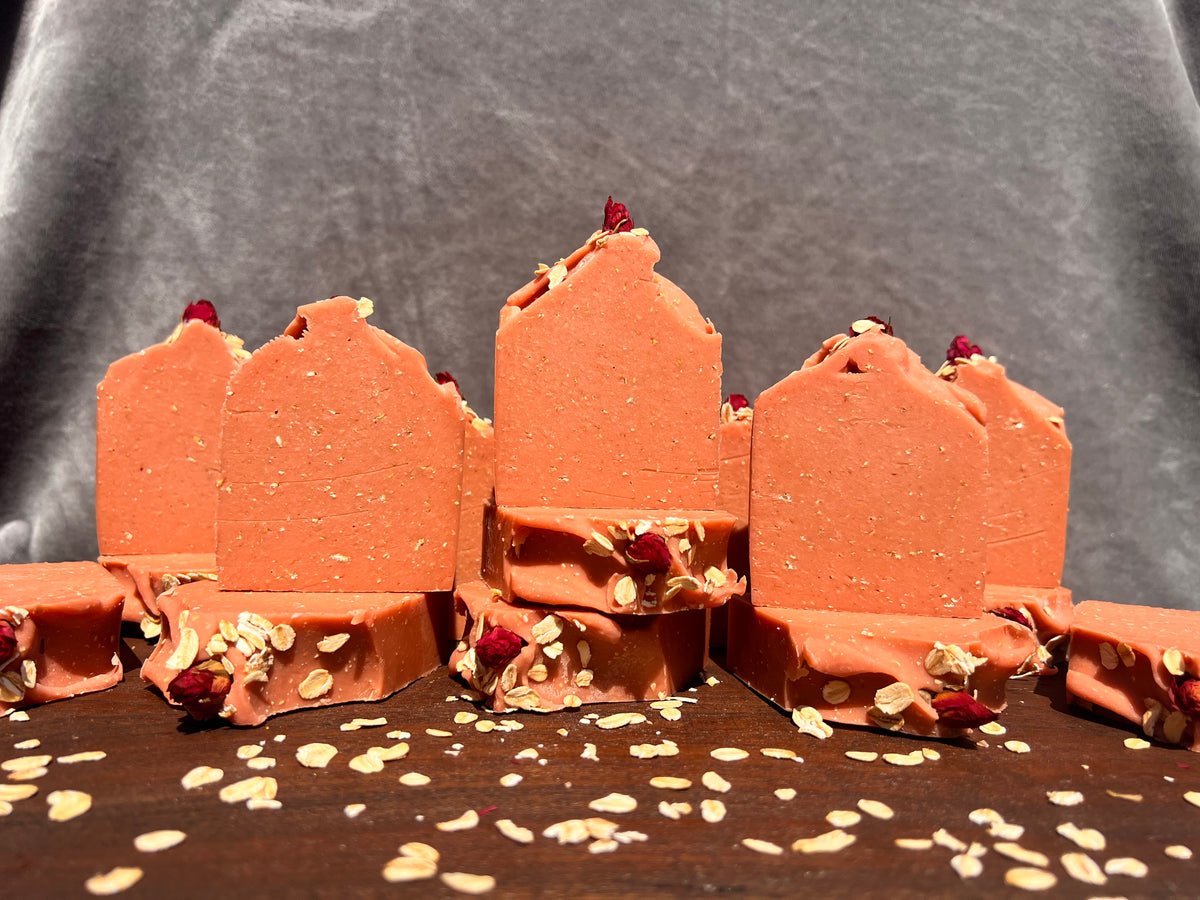 Mom’s Rose Goats Milk Soap Bar