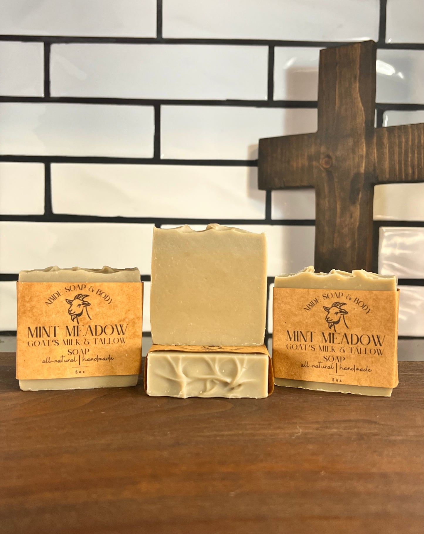 Mint Meadow Goat's Milk & Beef Tallow Soap Bar